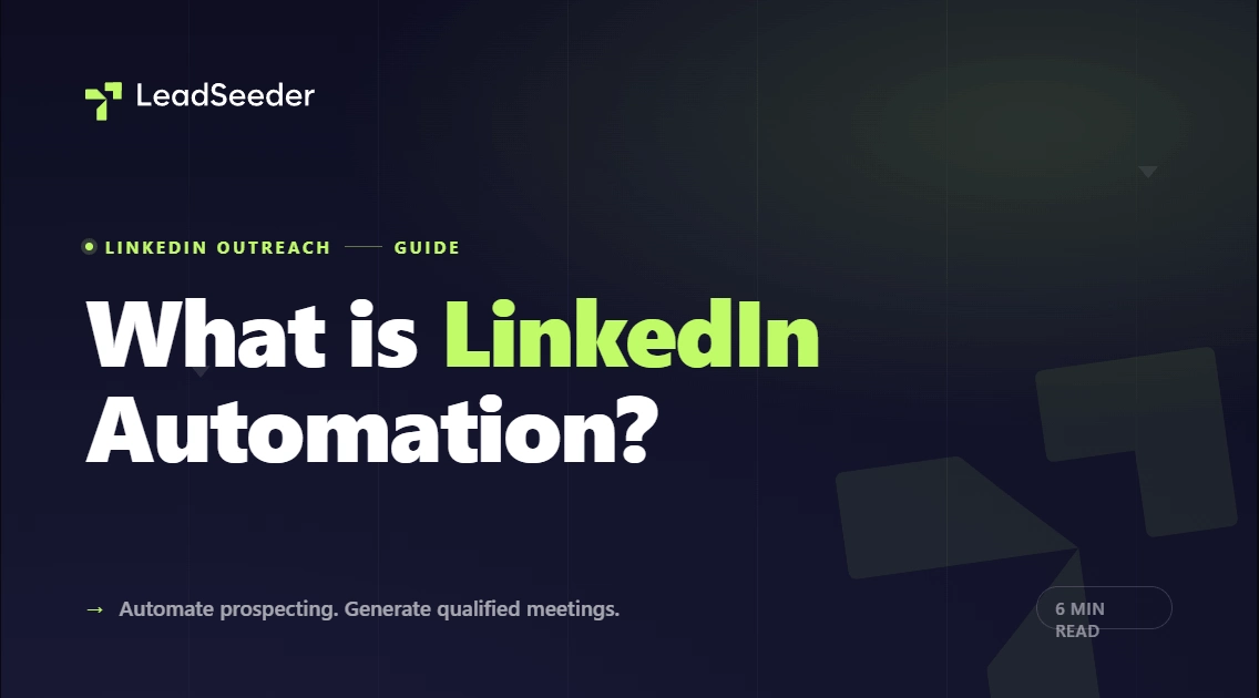 What is LinkedIn Automation? The Complete Guide for B2B Teams what is linkedin automation cover image